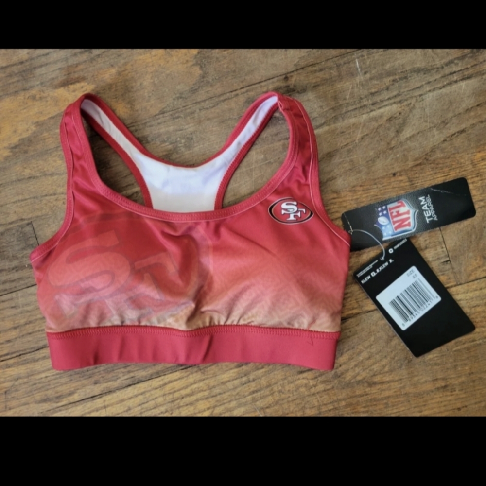 NWT 49ers sports bra